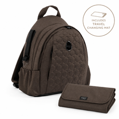 Egg3 Backpack Chocolate Velvet- With Travel Changing Mat