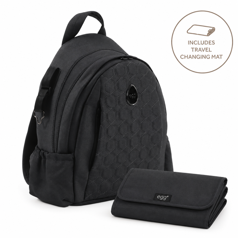 Egg3 Backpack Carbonite - With Travel Changing Mat