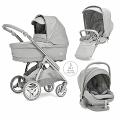 Bebecar Mini Pop 3 in 1 Travel System - Graphite