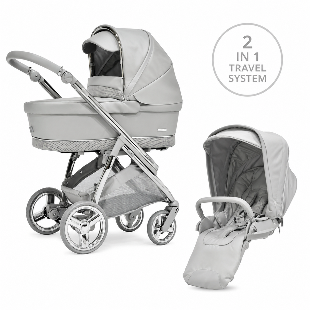 Bebecar Mini Pop 2 in 1 Travel System - Graphite