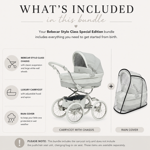 Bebecar Stylo Class Privé  White Sparkle SOLO - New 2026 Range