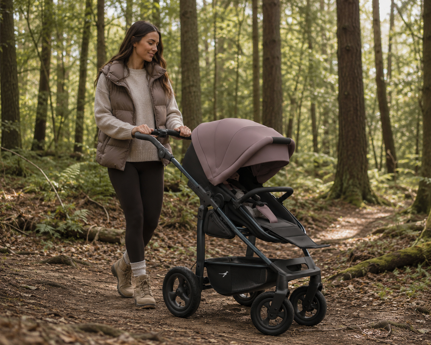 TFK Mono 4 Combi Pram & Pushchair 2026 - Brown