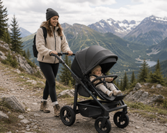 TFK Mono 4 Pushchair Follow Up Seat Unit 2026 - Grey