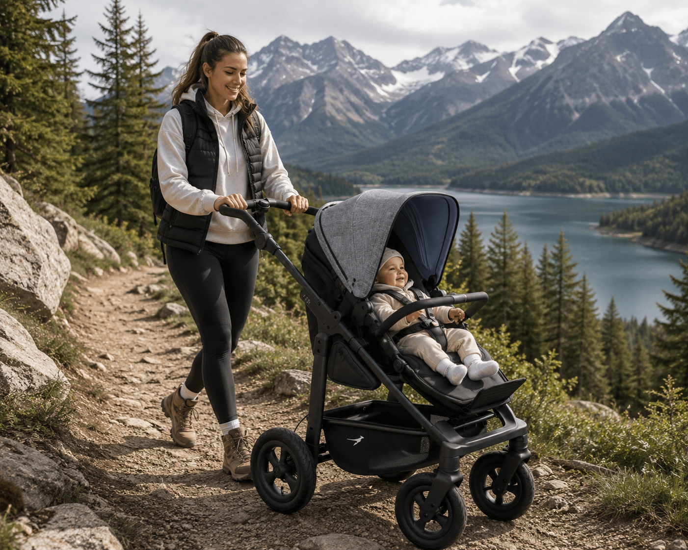 TFK Mono 4 Pushchair Follow Up Seat Unit – Premium Grey