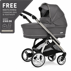 Bebecar Mini Pop 3 in 1 Travel System - Peppercorn