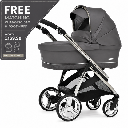 Bebecar Mini Pop 3 in 1 Travel System - Peppercorn