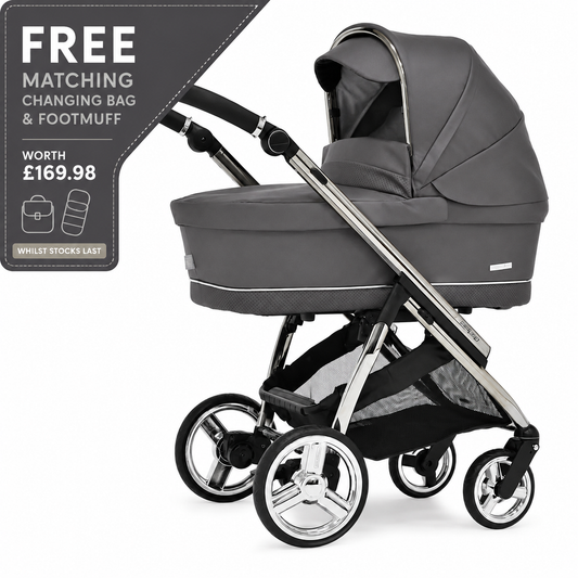 Bebecar Mini Pop 3 in 1 Travel System - Peppercorn