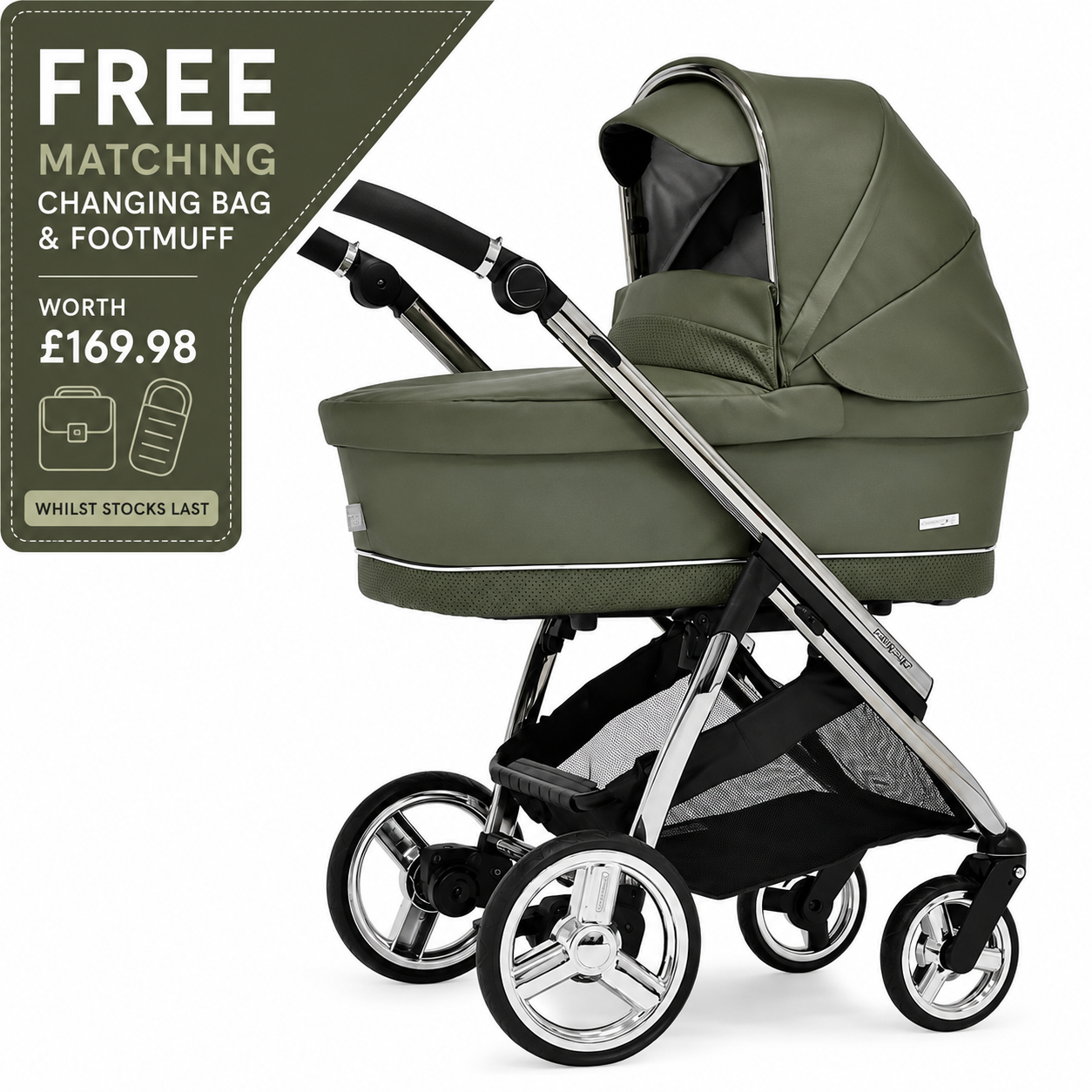 Bebecar Mini Pop 3 in 1 Travel System - Sorrel