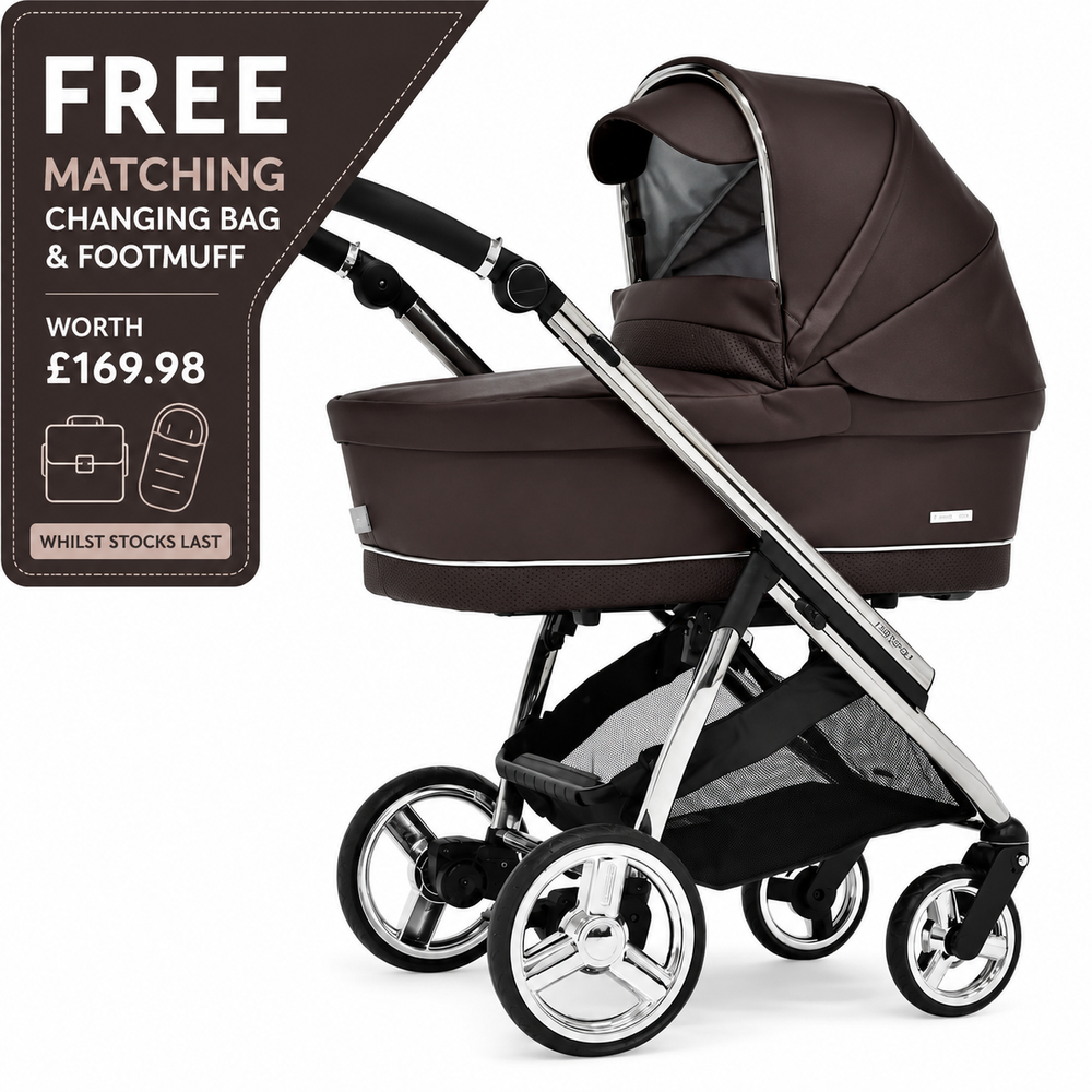 Bebecar Mini Pop 3 in 1 Travel System - Cacao