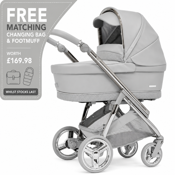 Bebecar Mini Pop 3 in 1 Travel System - Graphite