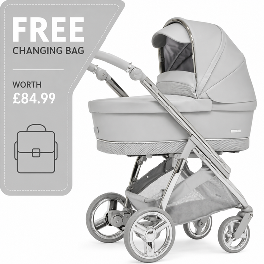 Bebecar Mini Pop 2 in 1 Travel System - Graphite