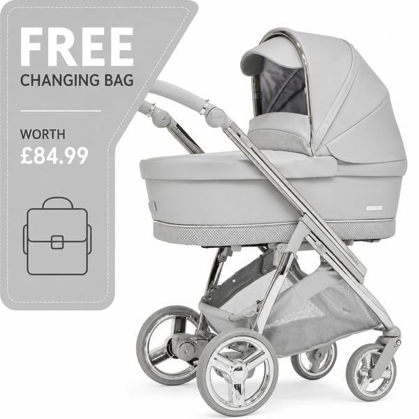 Bebecar Mini Pop 3 in 1 Travel System - Graphite