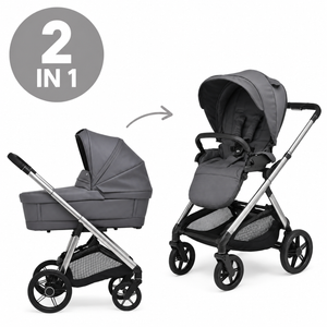 Bébécar Face Shadow Grey Pram & Pushchair | 2026 Specials Collection