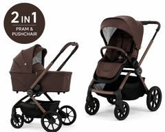 BabyStyle Oyster Vee Pram & Pushchair – Chocolate