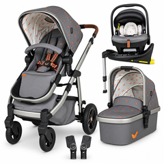 Cosatto Wow 3 Foxling Rotate Travel System – Acorn 2 & ISOFIX Base