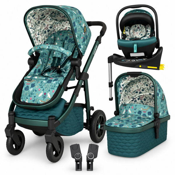 Cosatto Wow 3 Masquerade Rotate Travel System – Acorn 2 & ISOFIX Base