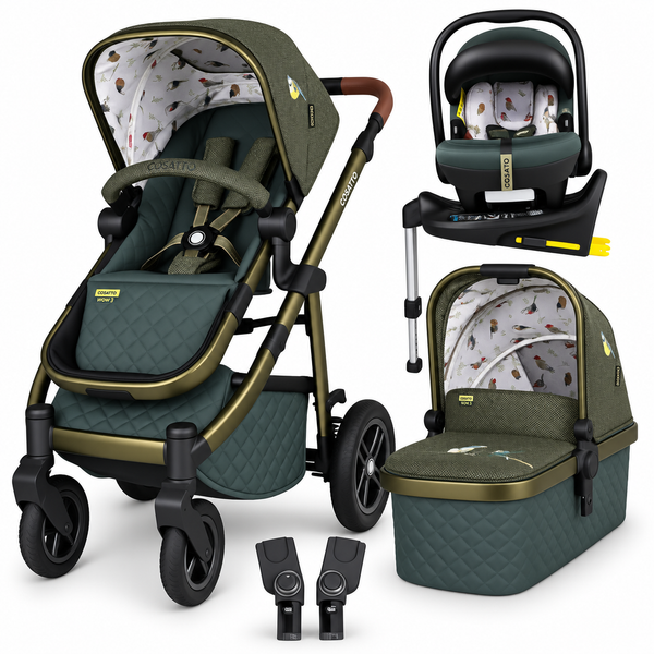 Cosatto Wow 3 Bureau Rotate Travel System – Acorn 2 & ISOFIX Base
