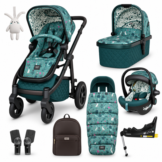 Cosatto Wow 3 Masquerade Rotating Everything Bundle – Car Seat & ISOFIX Base