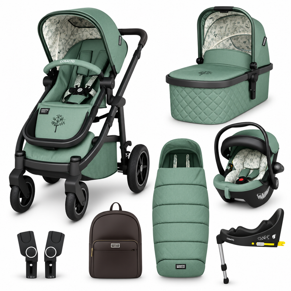 Cosatto Wow 3 Meadow Rotating Everything Bundle – Car Seat & Base