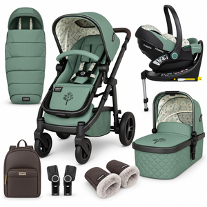 Cosatto Wow 3 Meadow Rotate & Recline Cozy Bundle