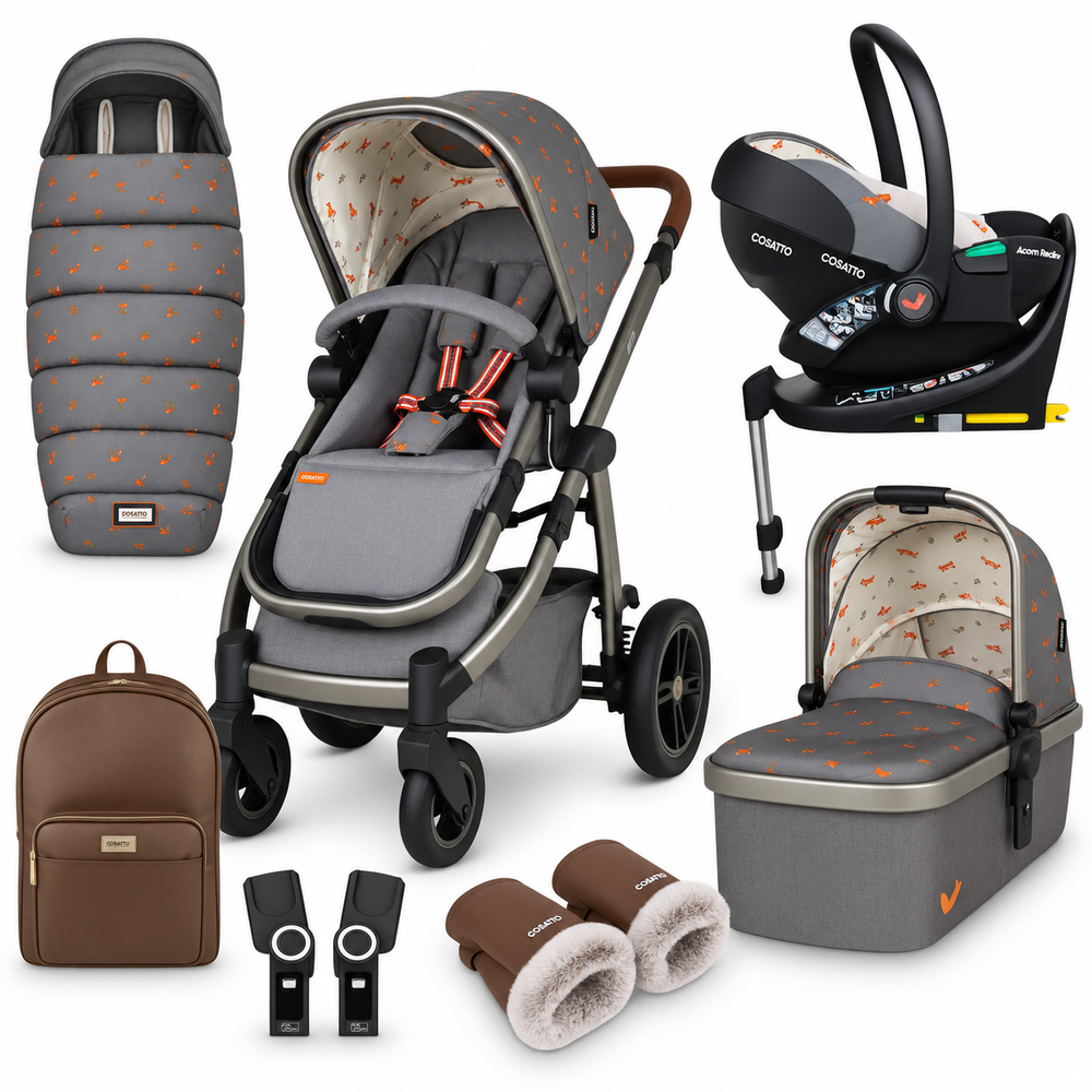 Cosatto Wow 3 Rotate & Recline Cozy Bundle – Foxling