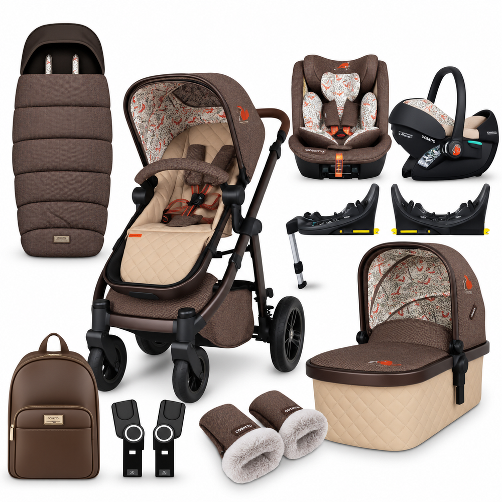 Cosatto Wow 3 All Stage Family Rotate & Recline 2 Base Bundle – Foxford Hall