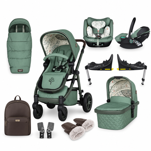 Cosatto Wow 3 All Stage Family Rotate & Recline 2 Base Bundle – Meadow