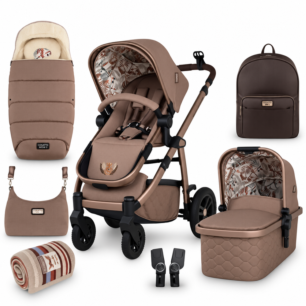 Cosatto Wow 3 Special Edition Accessory Bundle – Tiger Tale