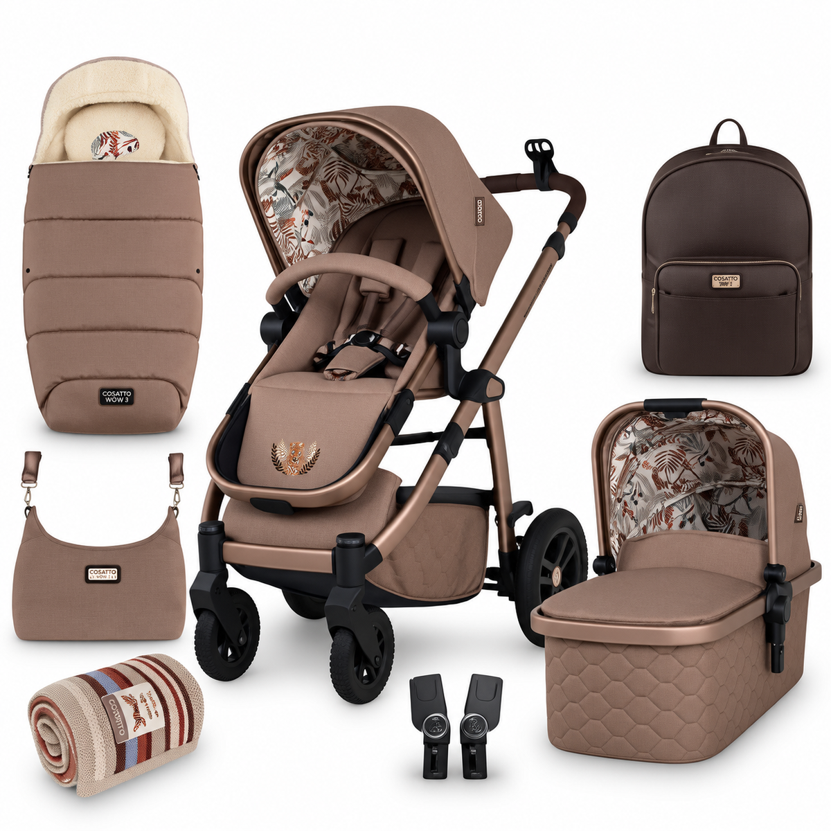 Cosatto Wow 3 Special Edition Accessory Bundle – Tiger Tale