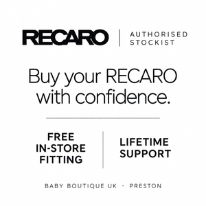Baby Boutique UK, Preston: Recaro authorised stockist. Free in-store fitting and lifetime support.