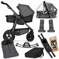 TFK Mono4 Grey Complete Adventure Bundle – Footmuff, City Bag, Rocker & Accessories