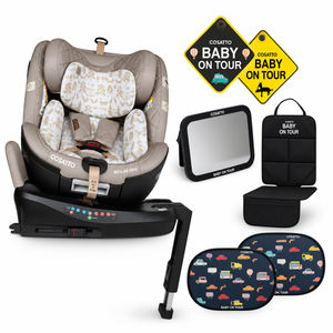 Cosatto All in All Ultra 360 Rotate i-Size - Whisper - Free Car Seat Accessory Pack Worth £49.96