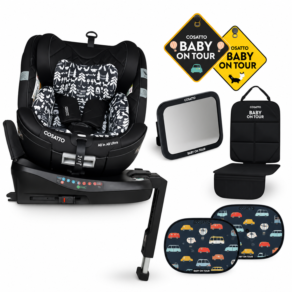 Cosatto All in All Ultra 360 Rotate i-Size Silhouette - Free Car Seat Accessory Pack Worth £49.96