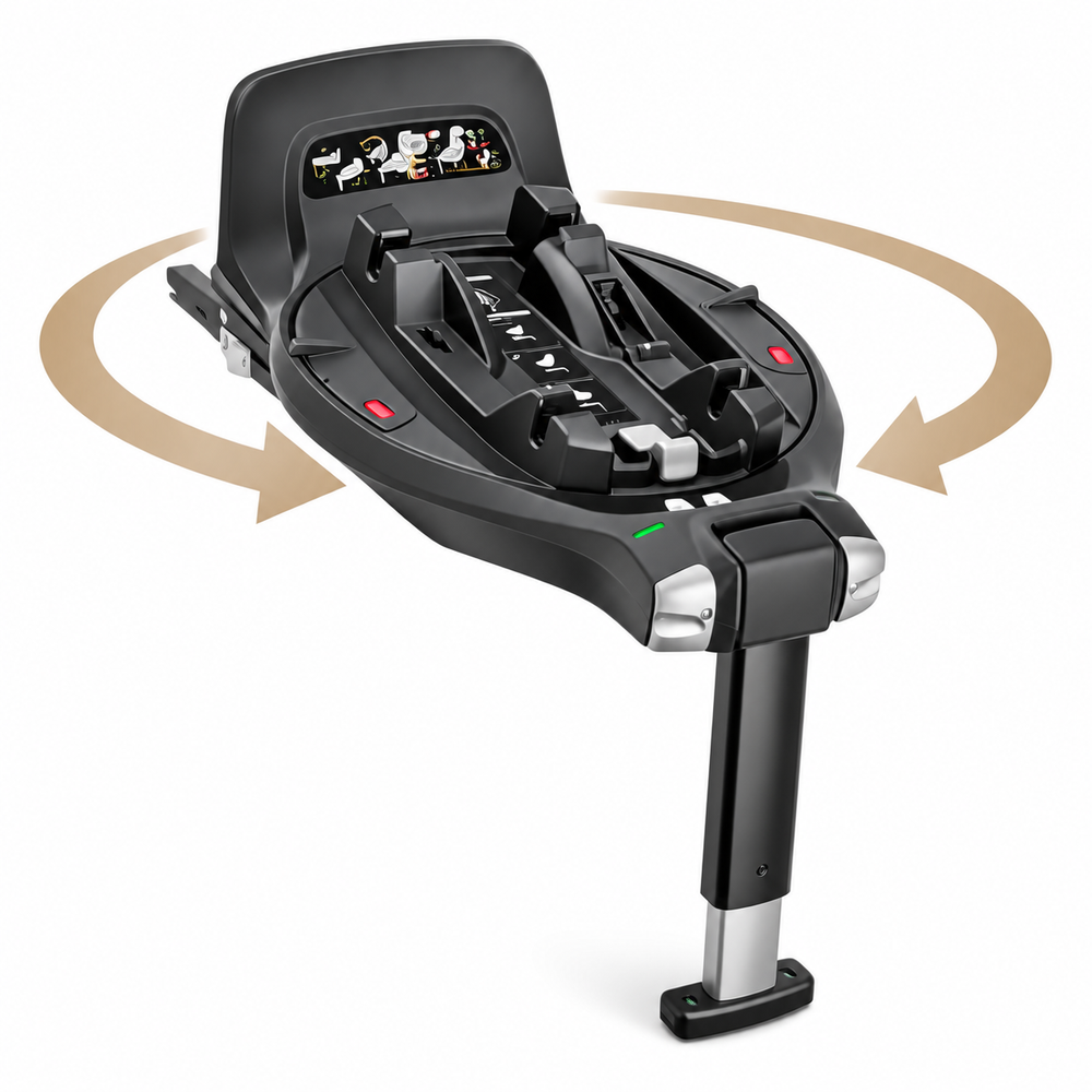 Inglesina Darwin 360° i-Size ISOFIX Base – Rotating Car Seat Base