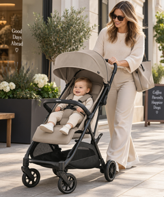 Inglesina Now Stroller - Black Shot Beige