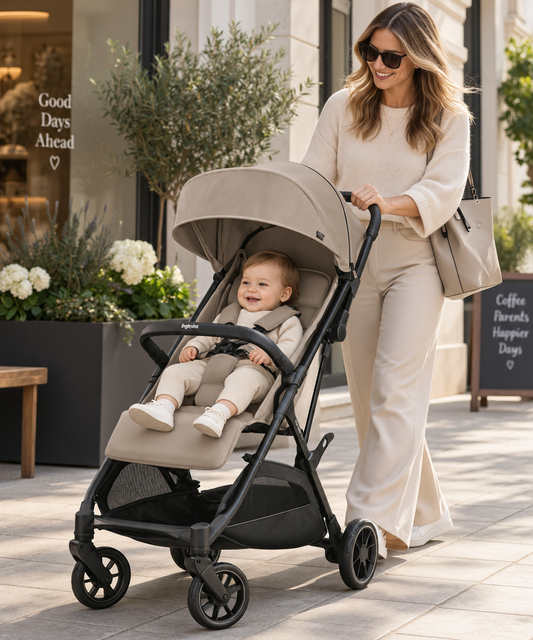 Inglesina Now Stroller - Black Shot Beige