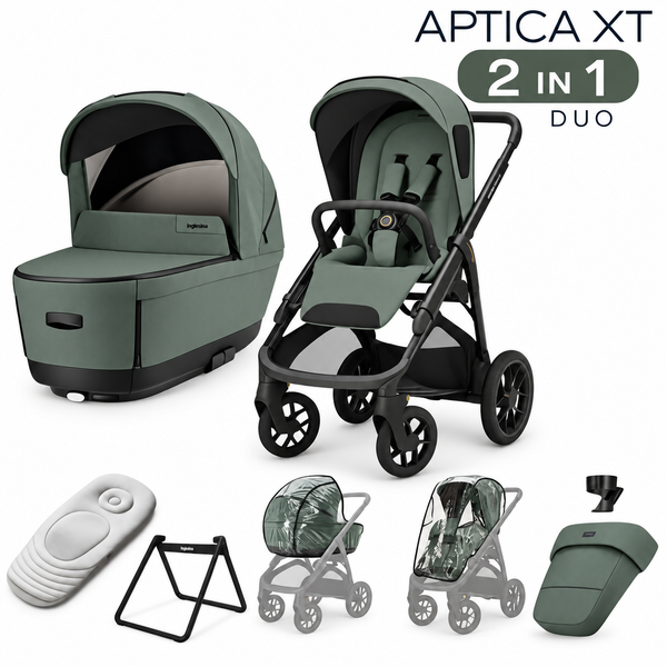 Inglesina Aptica XT 2-in-1 Travel System – Taiga Green 2026