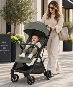 Inglesina Now Stroller - Black Sprint Green