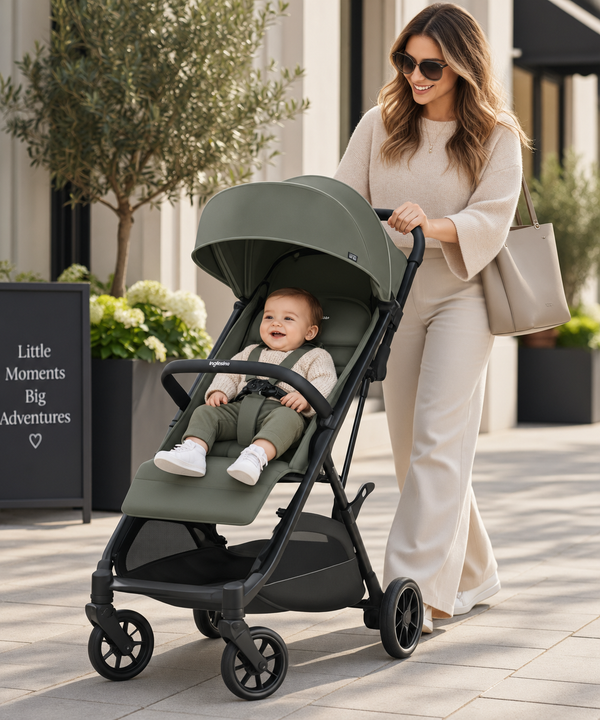 Inglesina Now Stroller - Black Sprint Green
