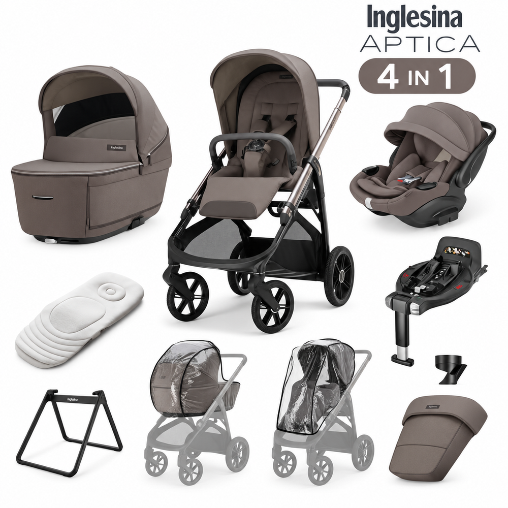 Inglesina Aptica 4 in 1 Travel System 2026 - Essence Mokka