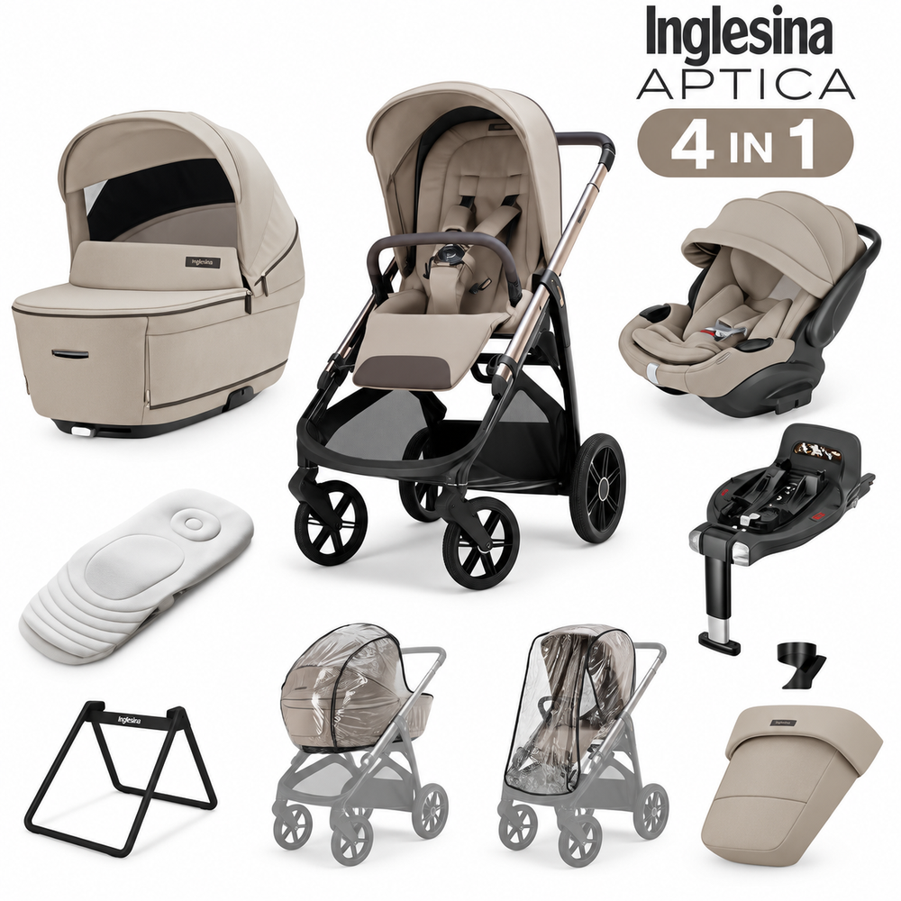 Inglesina Aptica 4 in 1 Travel System 2026 - Vicuna Beige