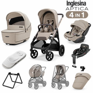 Inglesina Aptica 4 in 1 Travel System 2026 - Vicuna Beige