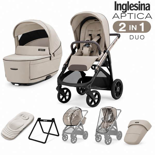 Inglesina Aptica 2 in 1 Travel System 2026 - Vicuna Beige