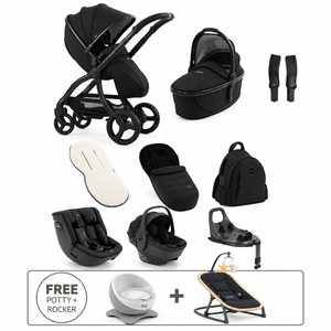 Egg3 Panther All Stages 360 Bundle with Shell 360 Infant & Toddler Car Seats + ISOFIX Base