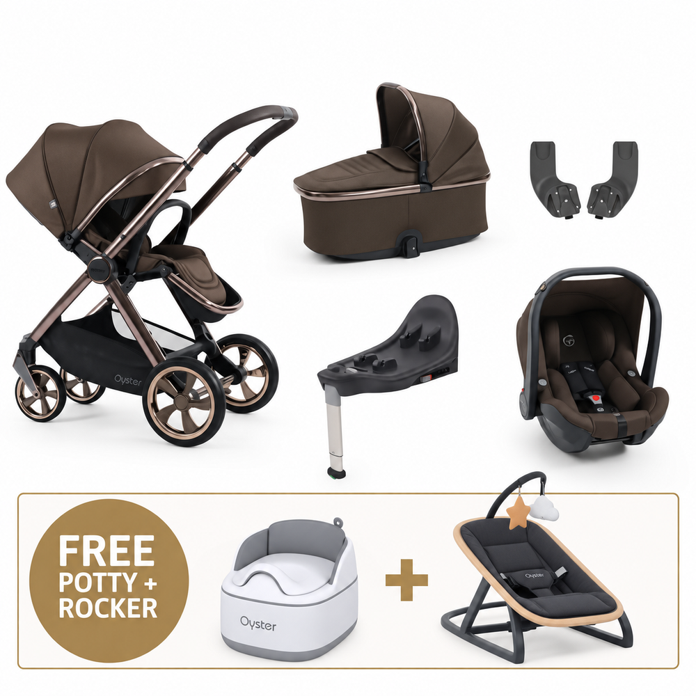 Babystyle Oyster 4 Essentials Bundle 5 Piece - Chocolate Velvet