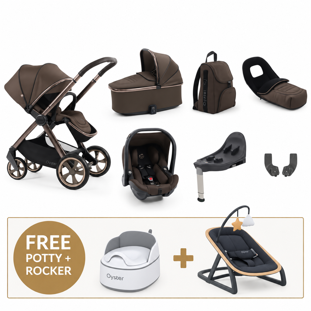 Babystyle Oyster 4 Bundle Luxury 7 Piece - Chocolate Velvet