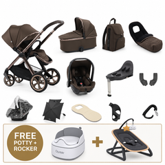 Babystyle Oyster 4 Ultimate Bundle 12 Piece - Chocolate Velvet
