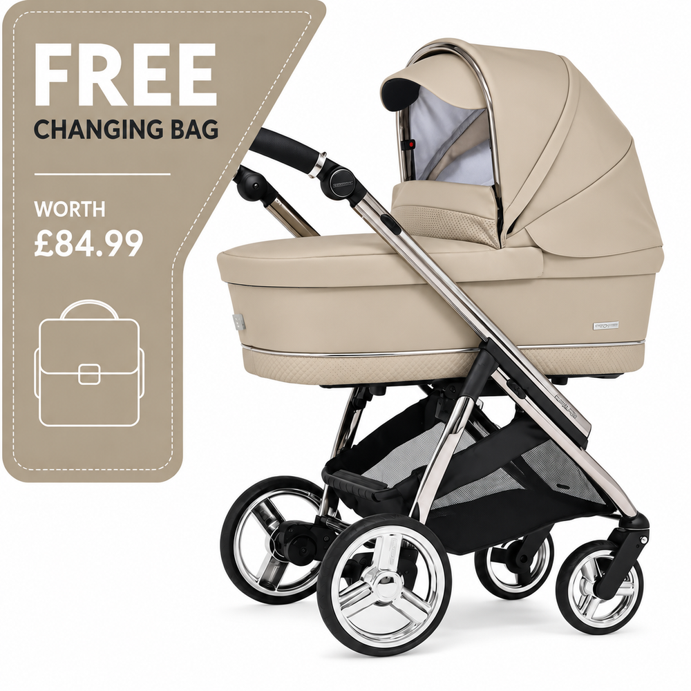 Bebecar Mini Pop 2 in 1 Travel System - Beige