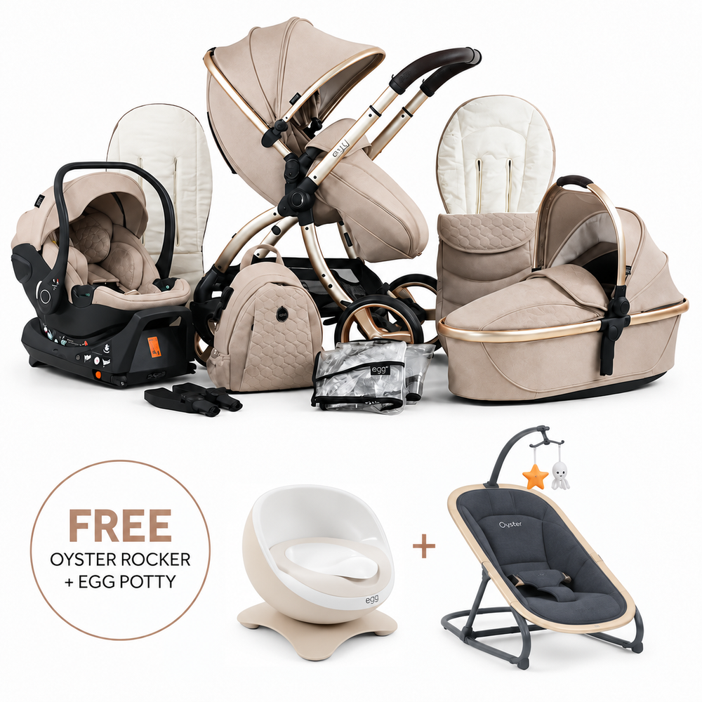 Egg3® Feather Luxury Stroller Bundle - 8 Piece Bundle