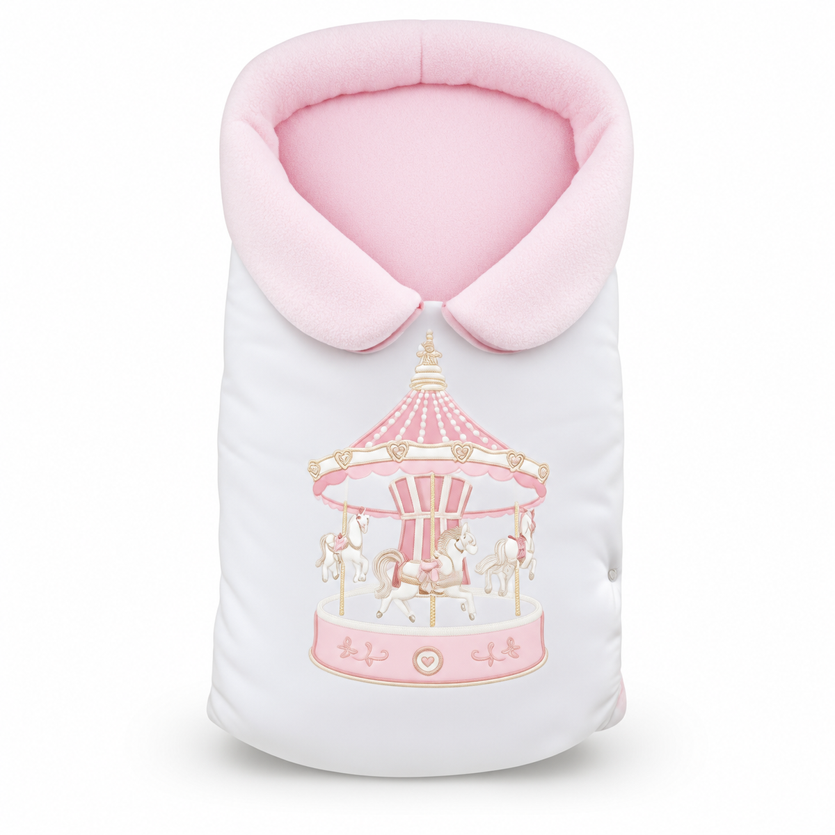 Baby First Baby Nest – Carousel Theme Pink